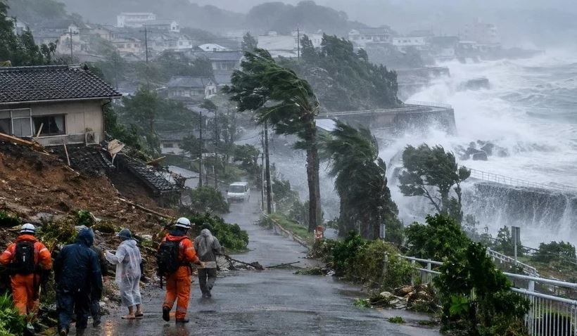জাপানে টাইফুন দুজুয়ানের আঘাত, নিরাপদ আশ্রয়ে ১৯ লাখ মানুষ
