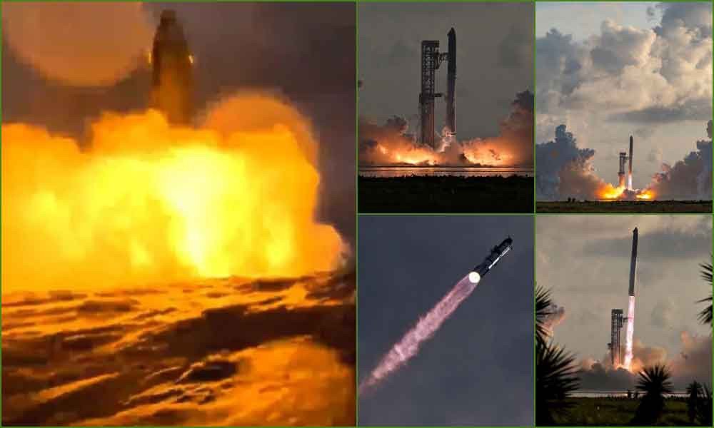 সাগরে আছড়ে পড়ল ৪০ তলা ভবনের সমান স্টারশিপ রকেট