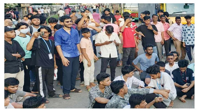 সিলেটে শিক্ষার্থীদের বুধবারের কর্মসূচি
