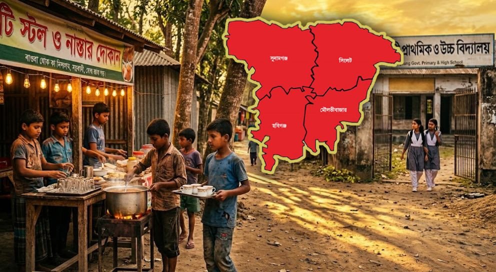 সিলেটে পড়ালেখায় অনীহা, কমছে শিক্ষার হার
