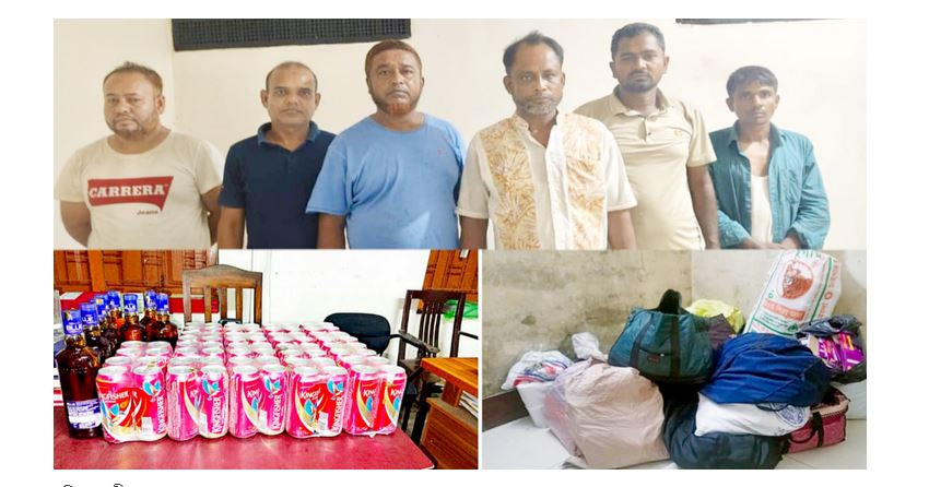সিলেটে বিশেষ অভিযানে আটক ৬, পাওয়া গেলো যা