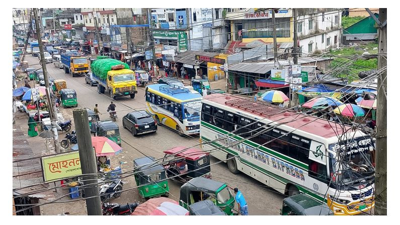 সিলেট-ঢাকা মহাসড়কে ভো গা ন্তির শেষ কবে?