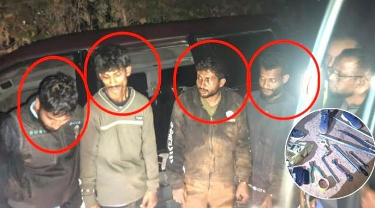 মৌলভীবাজারের কুলাউড়ায় গভীর রাতে গ্রামীন সড়কে সংঘটিত ডাকাত...