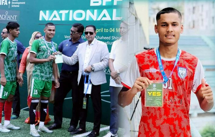 বাফুফের বাছাইয়ে উত্তীর্ণ হলেন বিশ্বনাথের সাঈদ খান