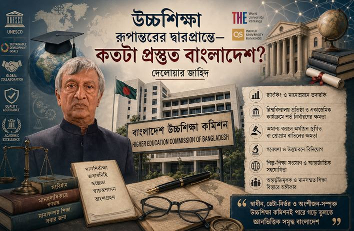 উচ্চশিক্ষা রূপান্তরের দ্বারপ্রান্তে—কতটা প্রস্তুত বাংলাদেশ?