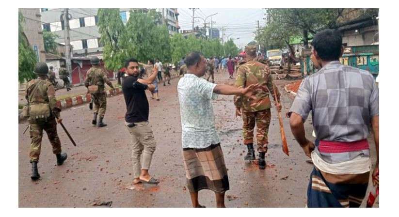 হবিগঞ্জে মাইকে ঘোষণা দিয়ে সং ঘ র্ষ : ওসিসহ আহত ৪০