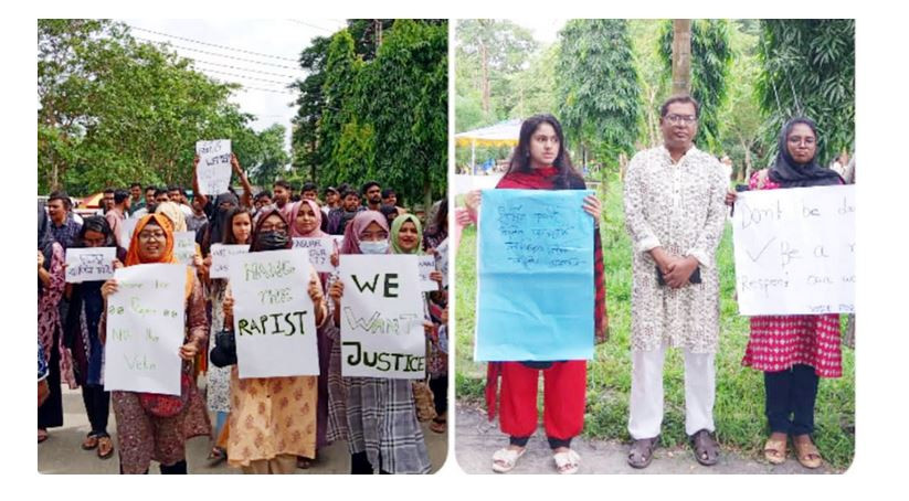 শিক্ষার্থী ধ র্ষ ণ, উত্তাল শাবি