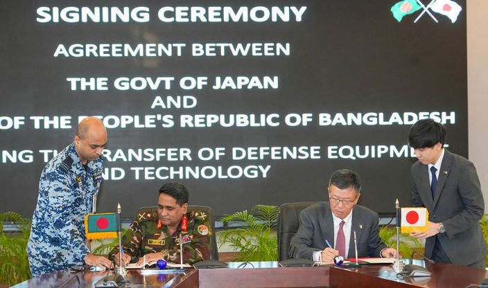 প্রতিরক্ষা সরঞ্জাম ও প্রযুক্তি হস্তান্তর নিয়ে বাংলাদেশ-জাপান...