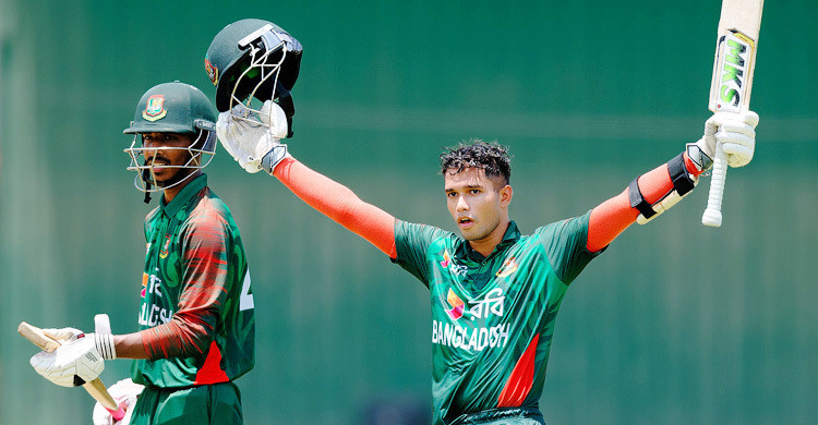 দেশের ক্রিকেটে নতুন তারকা! দ্রুততম দুই সেঞ্চুরির রেকর্ড জাওয়...