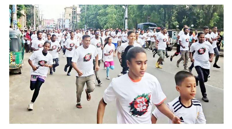 মৌলভীবাজার জুলাই গণঅভ্যুত্থান উদযাপনে শহীদদের স্মরণে প্রতীকী...