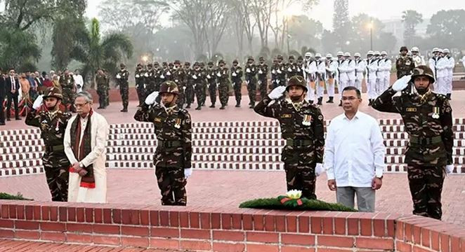 স্বাধীনতা দিবসে জাতীয় স্মৃতিসৌধে রাষ্ট্রপতি ও প্রধানমন্ত্রীর...