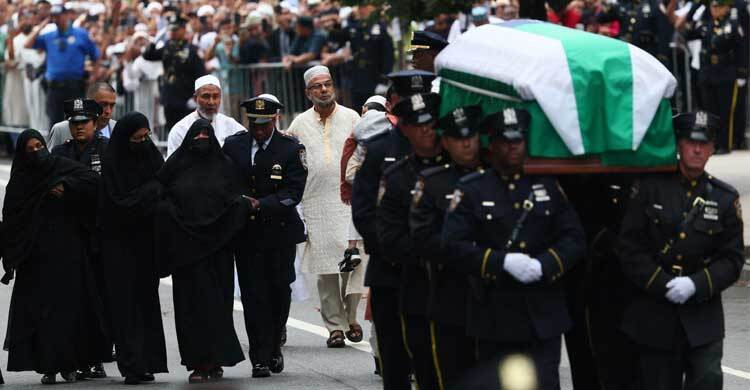 নিউইয়র্কে দিদারুলের জানাজায় মানুষের ঢল, পেলেন অভূতপূর্ব শ্র...
