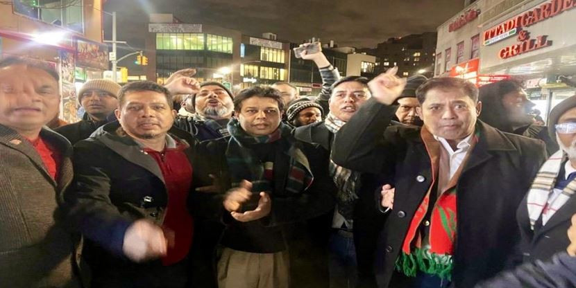 বিএনপির বড় জয়ে নিউইয়র্কে বিজয় র‍্যালী
