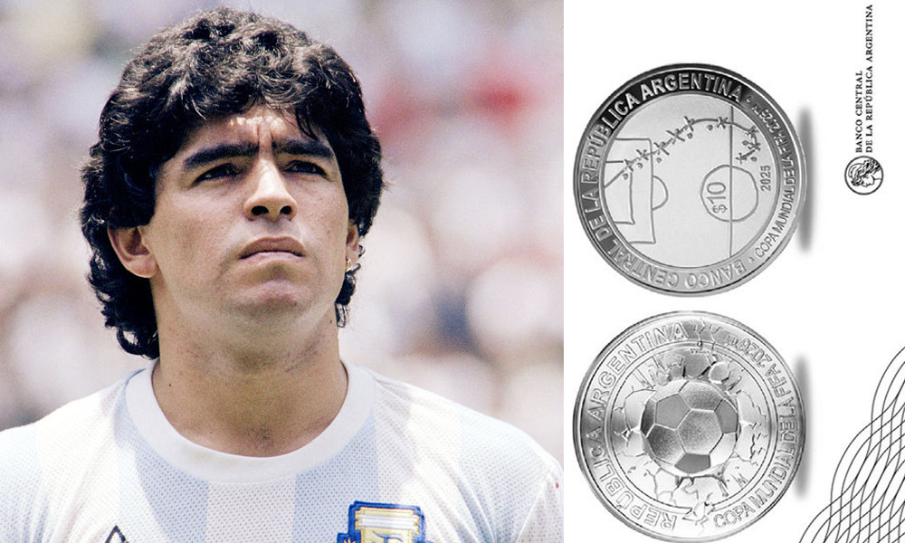 ম্যারাডোনার জন্মদিনে স্মারক মুদ্রা প্রকাশ আর্জেন্টিনার