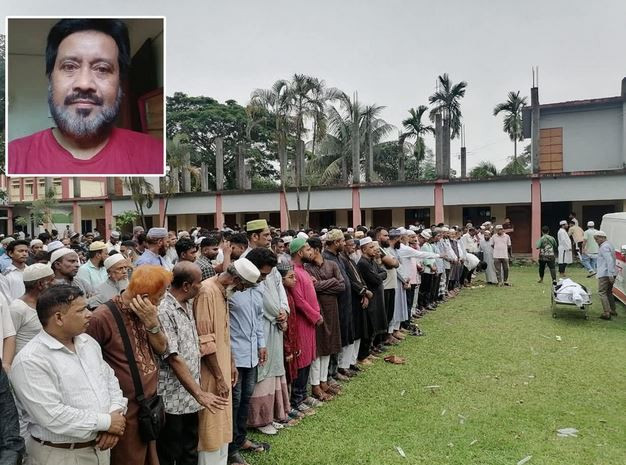 দক্ষিণ সুরমার সিলাম পদ্মলোচন বহুমুখী উচ্চ বিদ্যালয়ের ভারপ্রা...