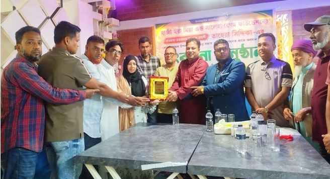 ফেঞ্চুগঞ্জে যে কারণে সংবর্ধনা পেলেন যুক্তরাজ্য প্রবাসী তাহের...