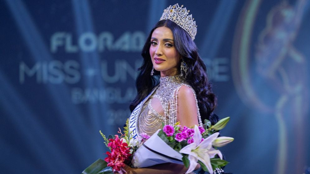 বিশ্বমঞ্চে 'মিস ইউনিভার্স'-এর সেরা ৫ নম্বরে বাংলাদেশের মিথিল...