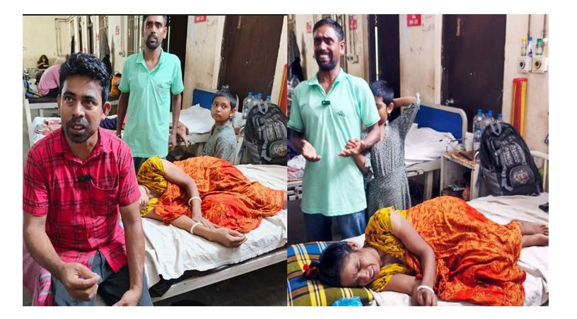 সিলেটে দুই সন্তানের জননীর বাঁচার আকুতি