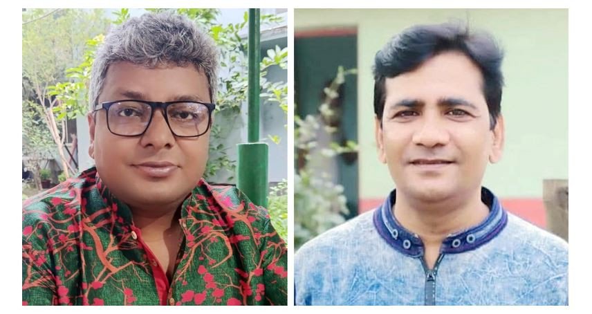 কিশোরগঞ্জ সাংবাদিক ফোরাম-ঢাকা’র সভাপতি নাহিদ ও সম্পাদক কিরণ...