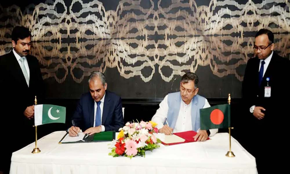 মাদকদ্রব্য পাচার রোধে বাংলাদেশ ও পাকিস্তানের মধ্যে সমঝোতা চু...