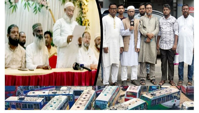 সিলেটে ধর্মঘট নিয়ে মুখোমুখি পরিবহণ শ্রমিকরা