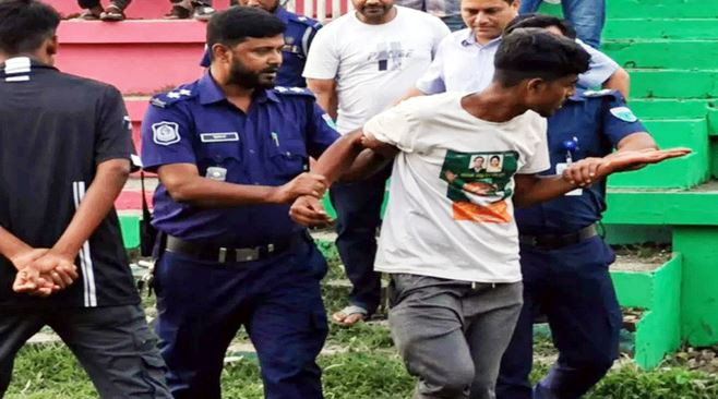 মৌলভীবাজারে প্রধানমন্ত্রীর অনুষ্ঠানে ‘জয় বাংলা, জয় বঙ্গবন্ধু...