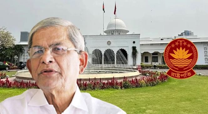 আজ বঙ্গভবনে উঠছেন মির্জা ফখরুল ইসলাম আলমগীর